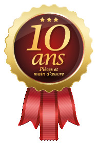 logo Garantie 10 ans pièces